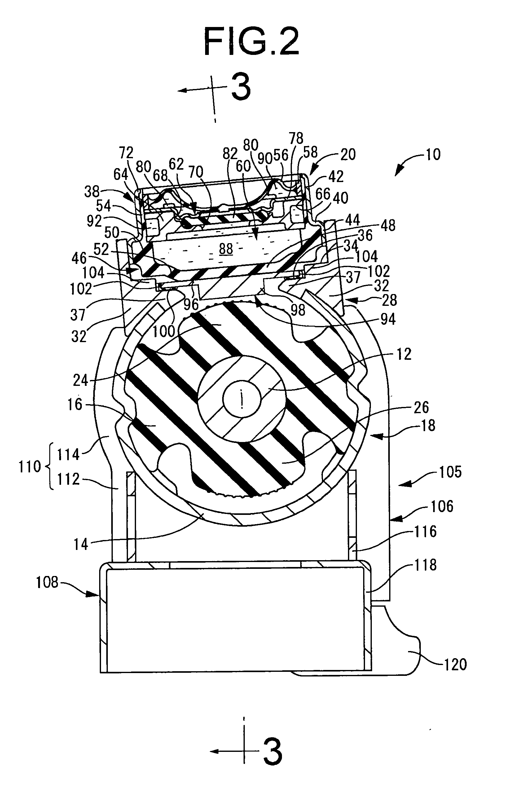 Vibration damping device