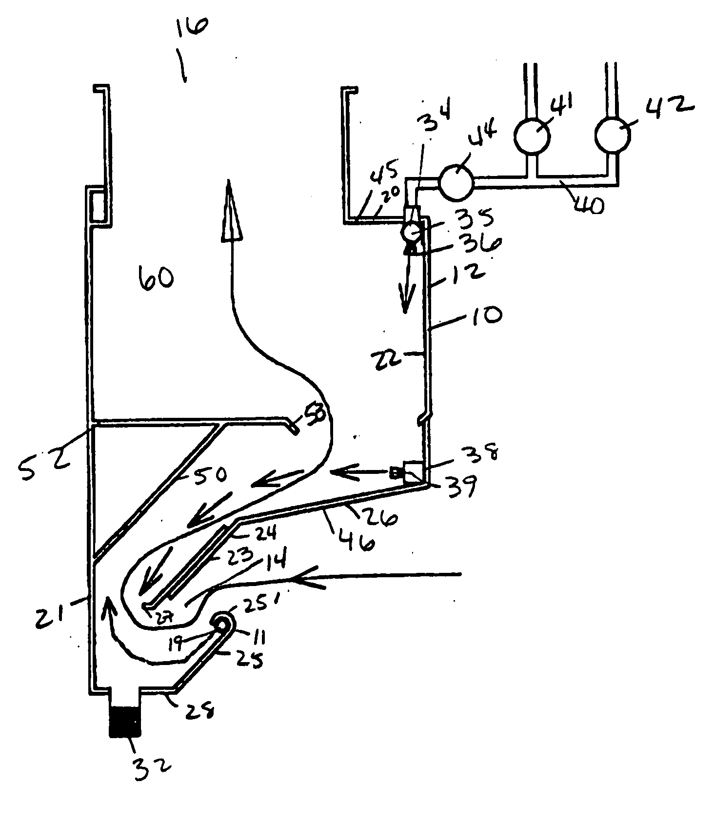 Method and apparatus for removal of grease, smoke and odor from exhaust systems