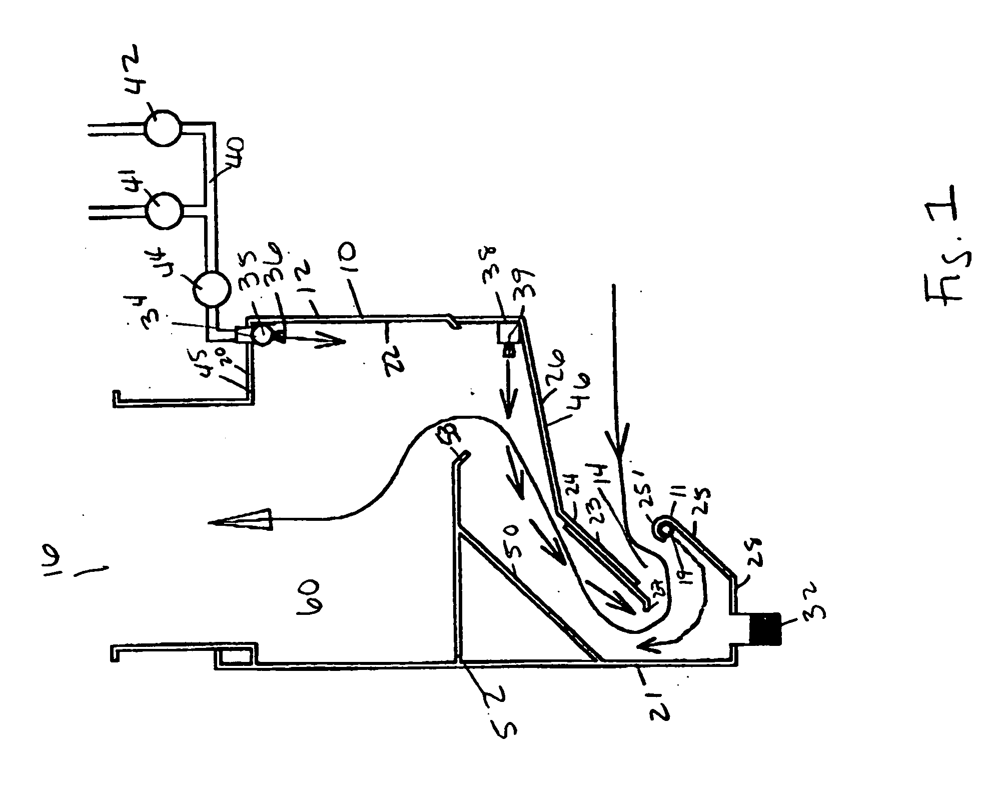 Method and apparatus for removal of grease, smoke and odor from exhaust systems