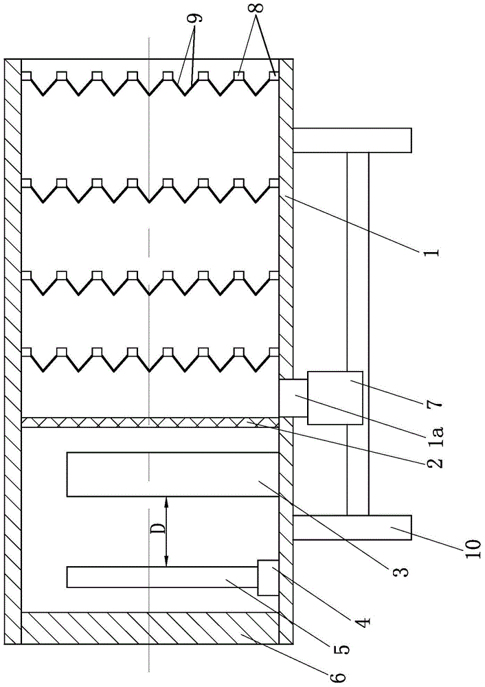 A locust trap with anti-exit function