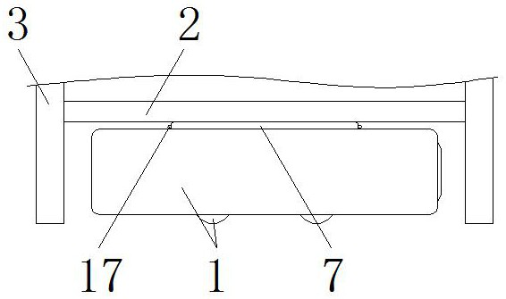 A stable docking robot ejection connection structure for warehouse freight