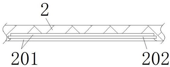 A stable docking robot ejection connection structure for warehouse freight