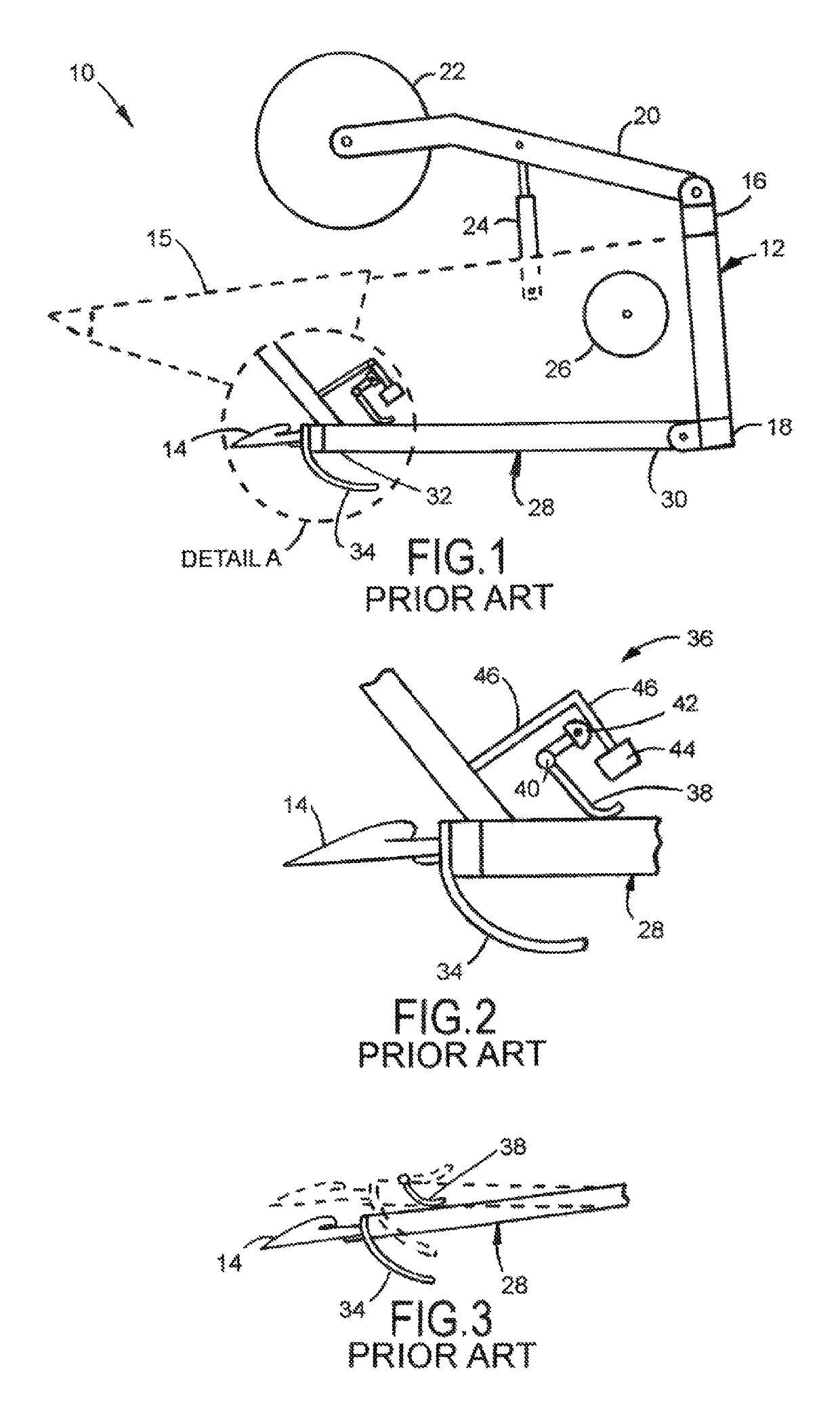 Light beam header height control system for an agricultural harvester