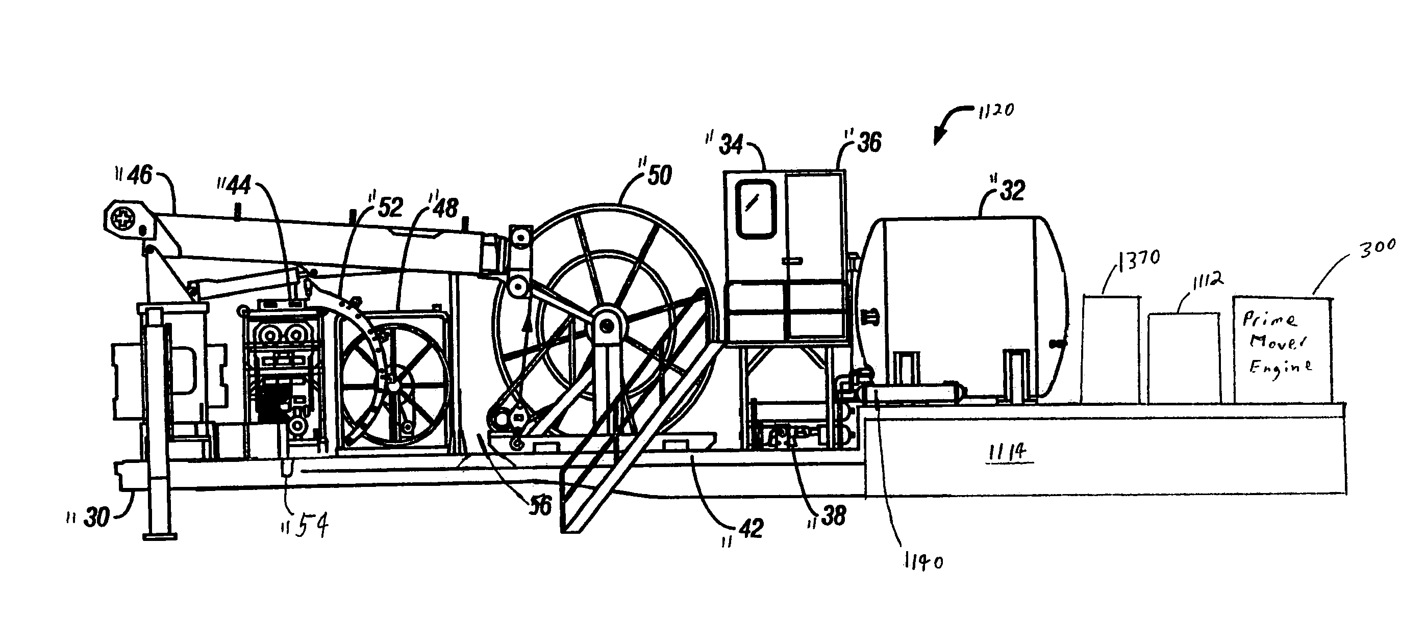 Three in one combined power unit for nitrogen system, fluid system, and coiled tubing system