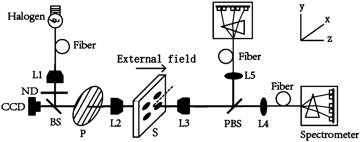 Microscopic polarization spectral analysis system and method