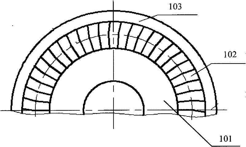 Three-dimensional direct-welding blade assembly welding system of steam turbine