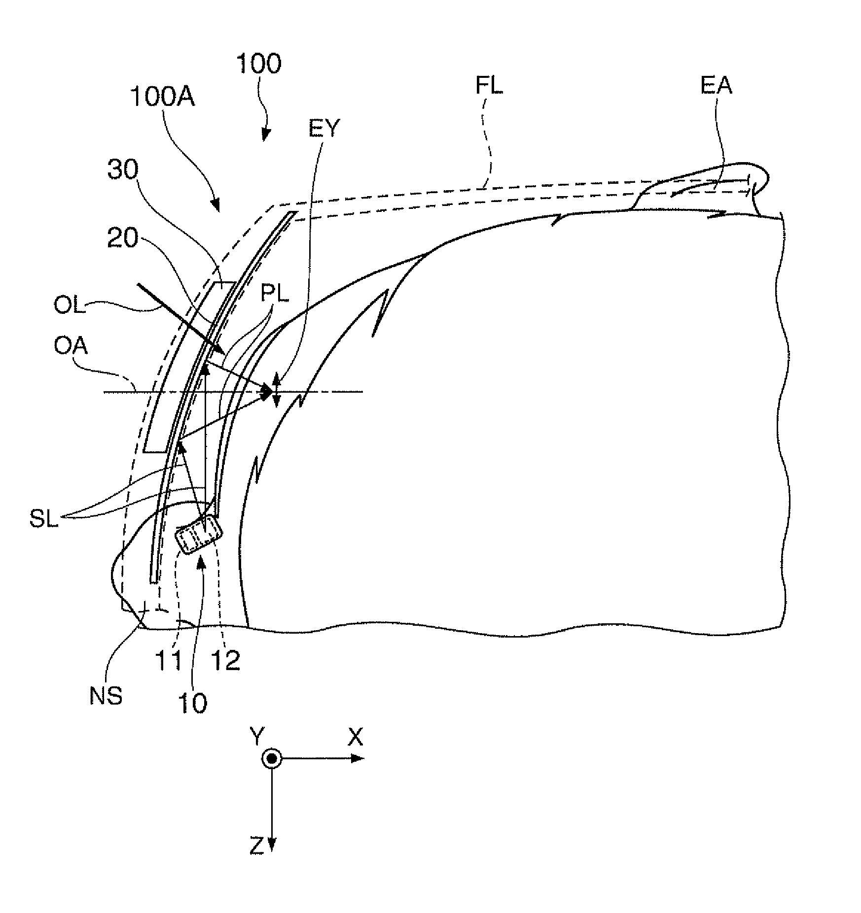 Virtual image display device