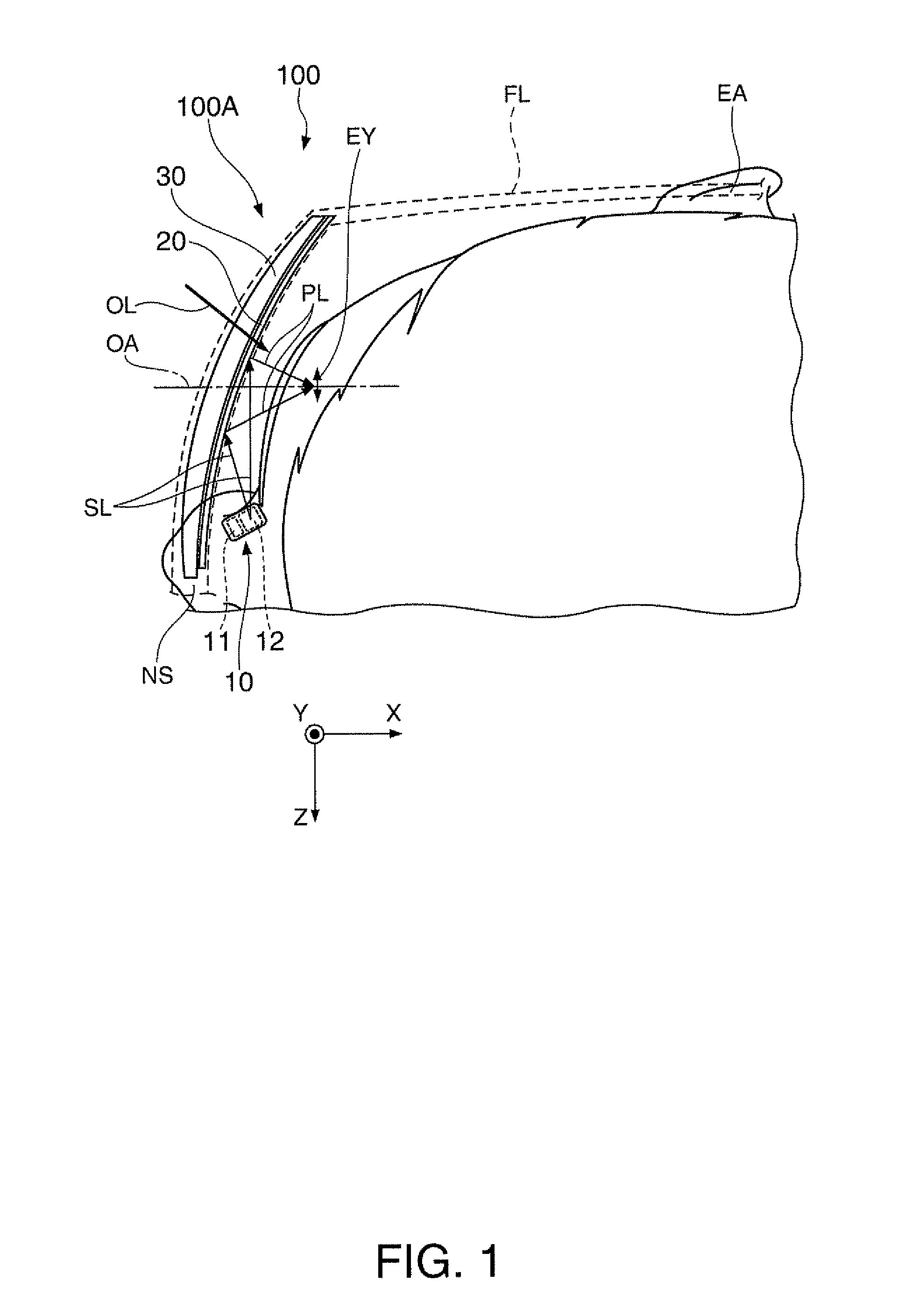 Virtual image display device