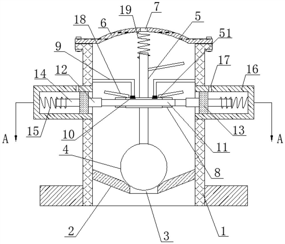 An exhaust valve for improving exhaust efficiency