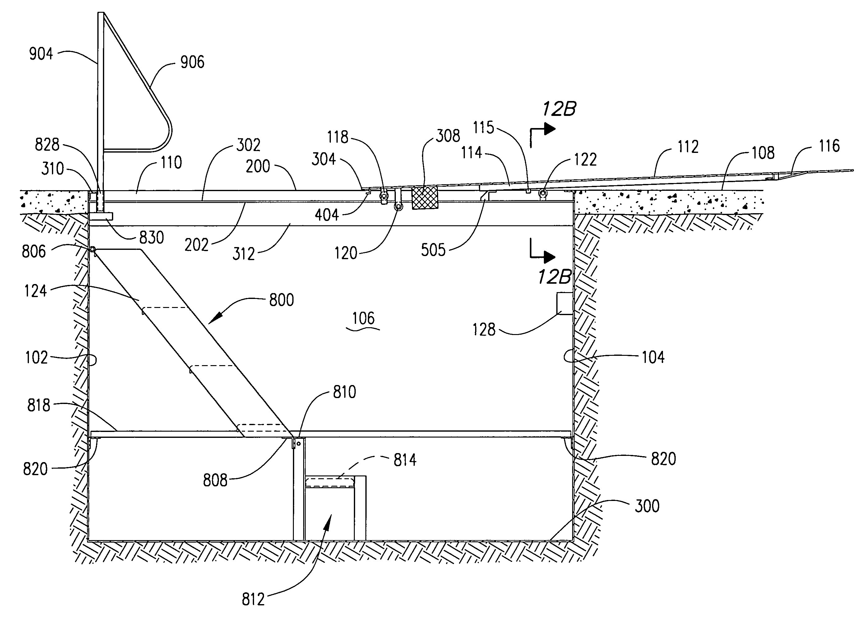 In-ground shelter