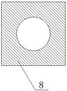 Formwork-free cast-in-place concrete partition wall and construction method thereof