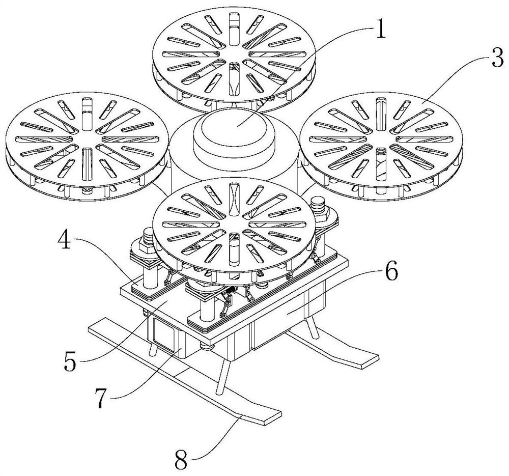 Unmanned aerial vehicle for geographic surveying and mapping and using method thereof