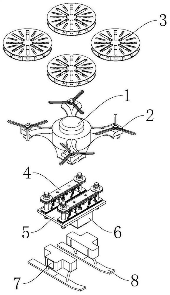 Unmanned aerial vehicle for geographic surveying and mapping and using method thereof