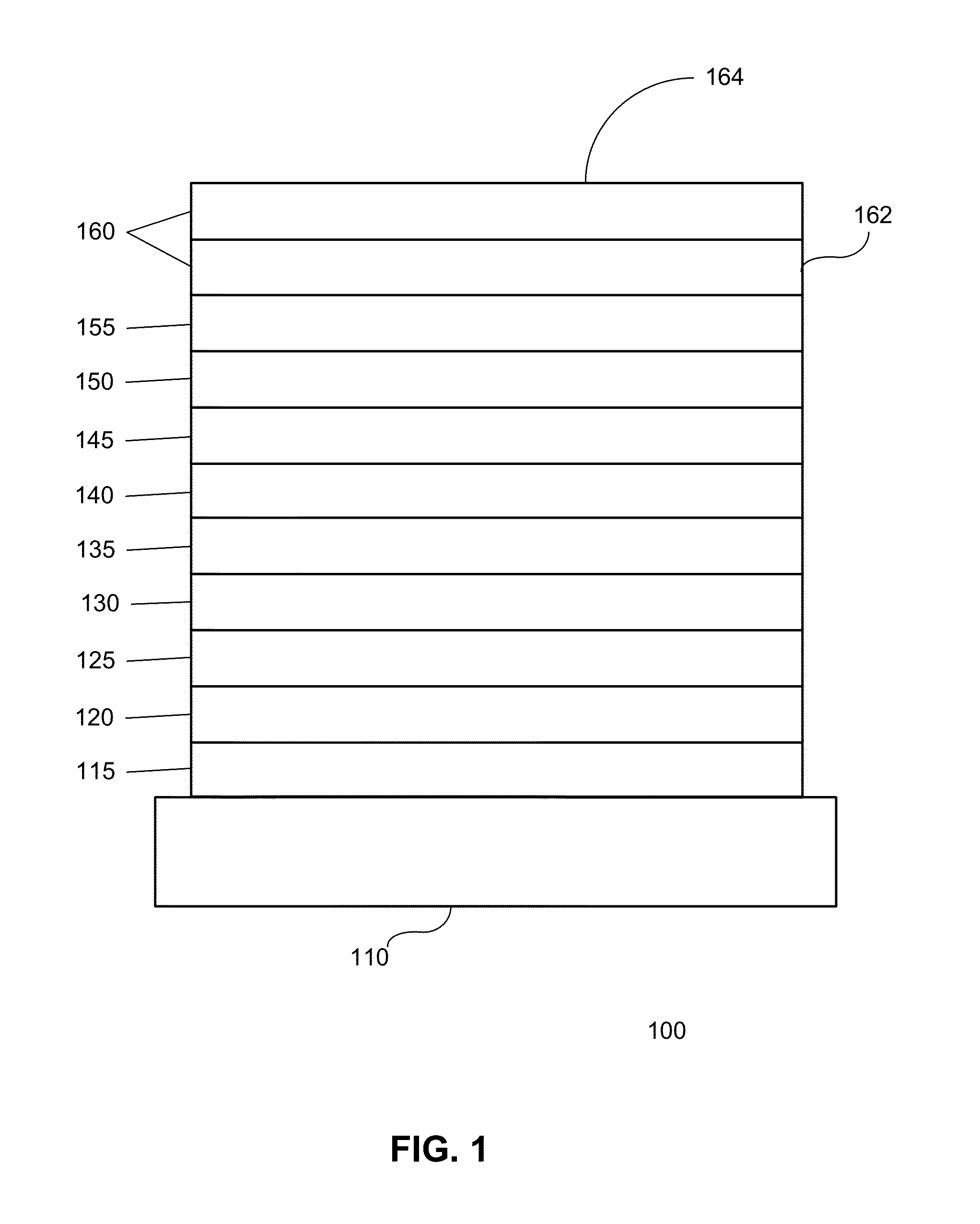 Four Component Phosphorescent OLED For Cool White Lighting Application