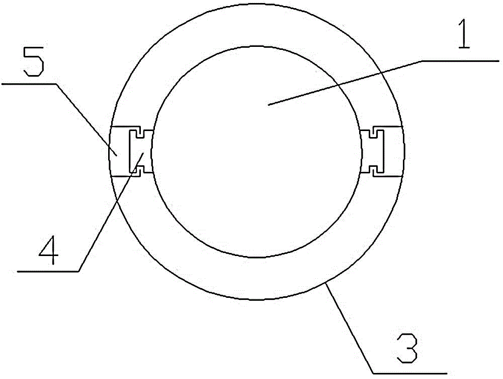 Device for preventing cooling water of CNC (computer numerical control) grinding head from splashing outside