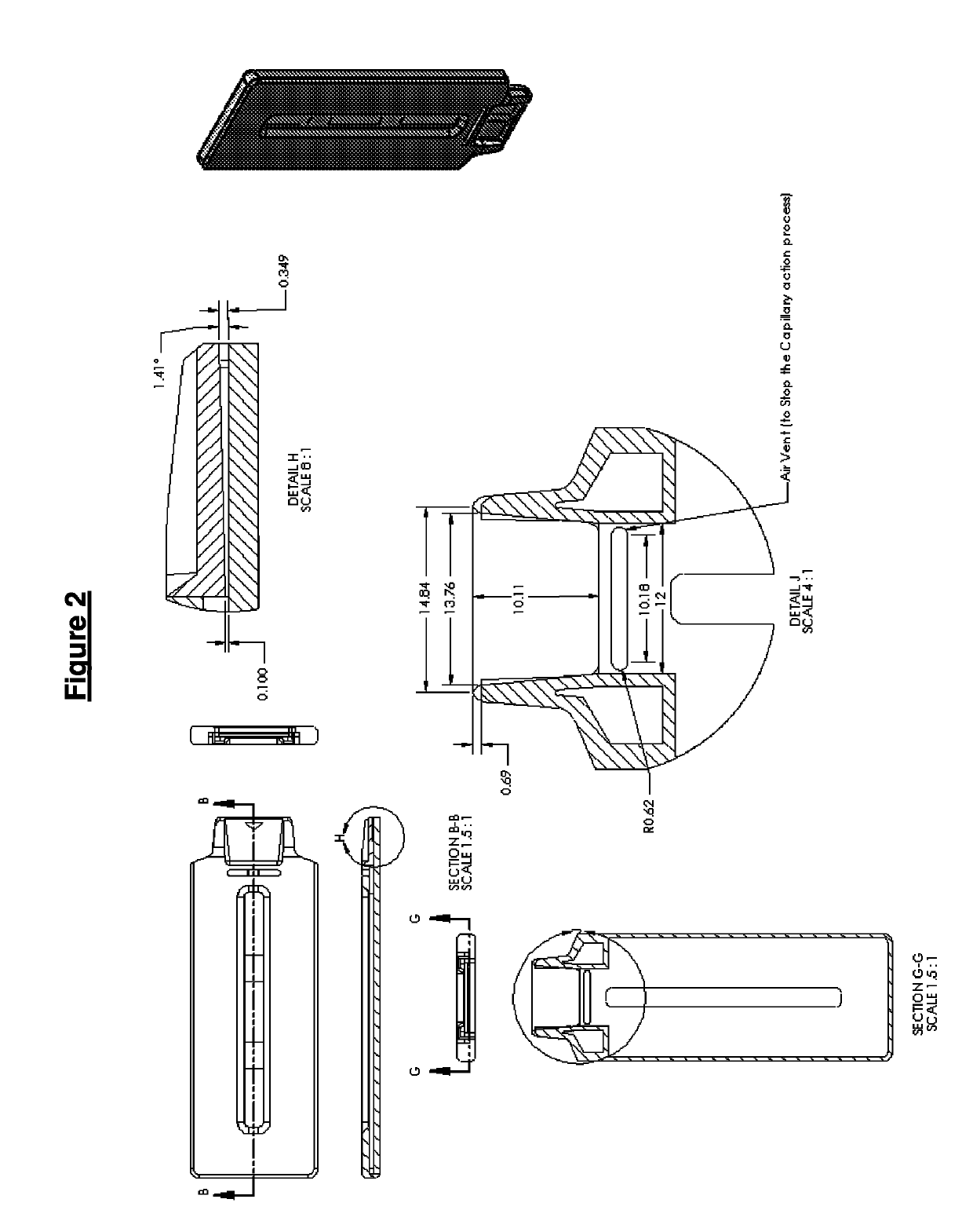 Test fluid collection system