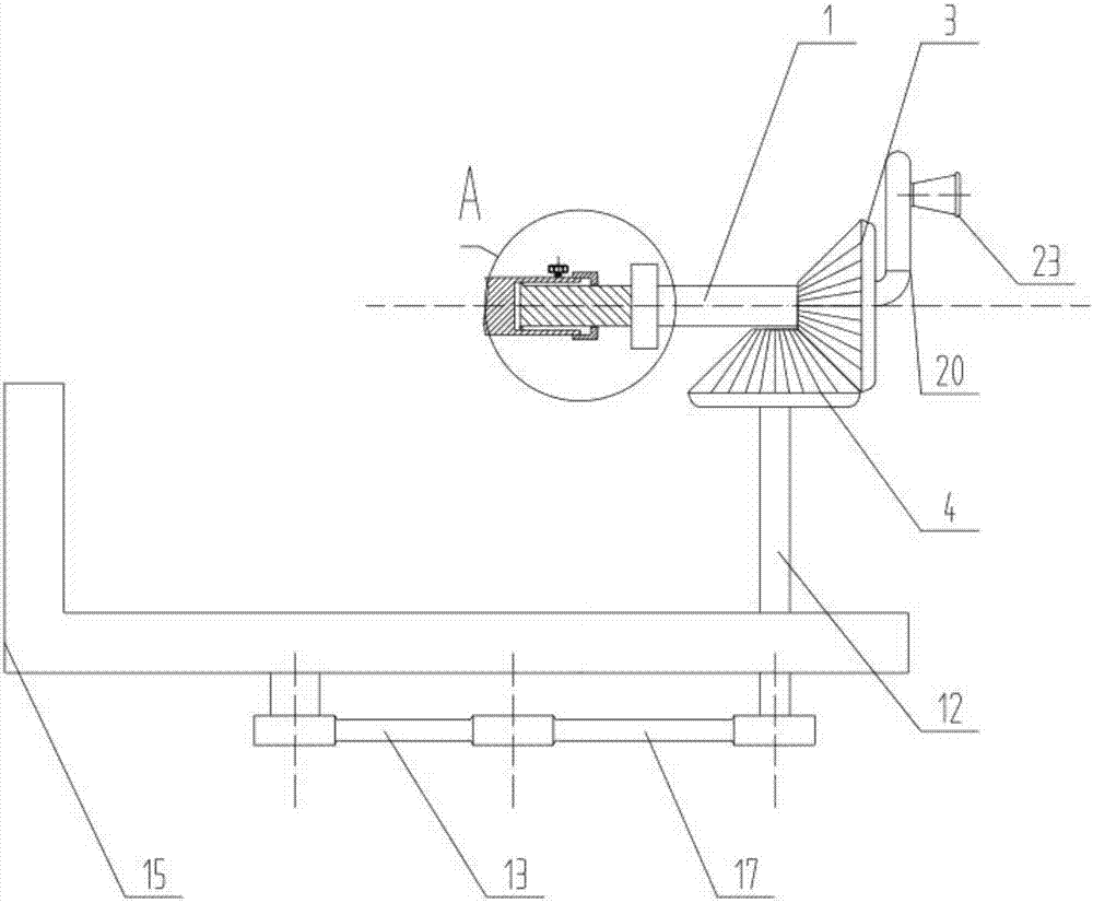 Ground cable winding and unwinding device