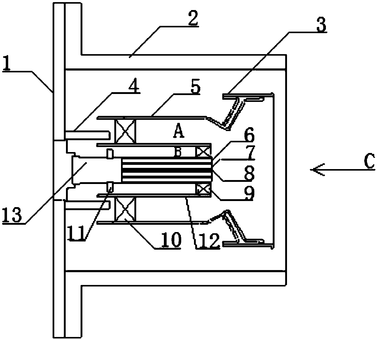 Dry low-emission burner