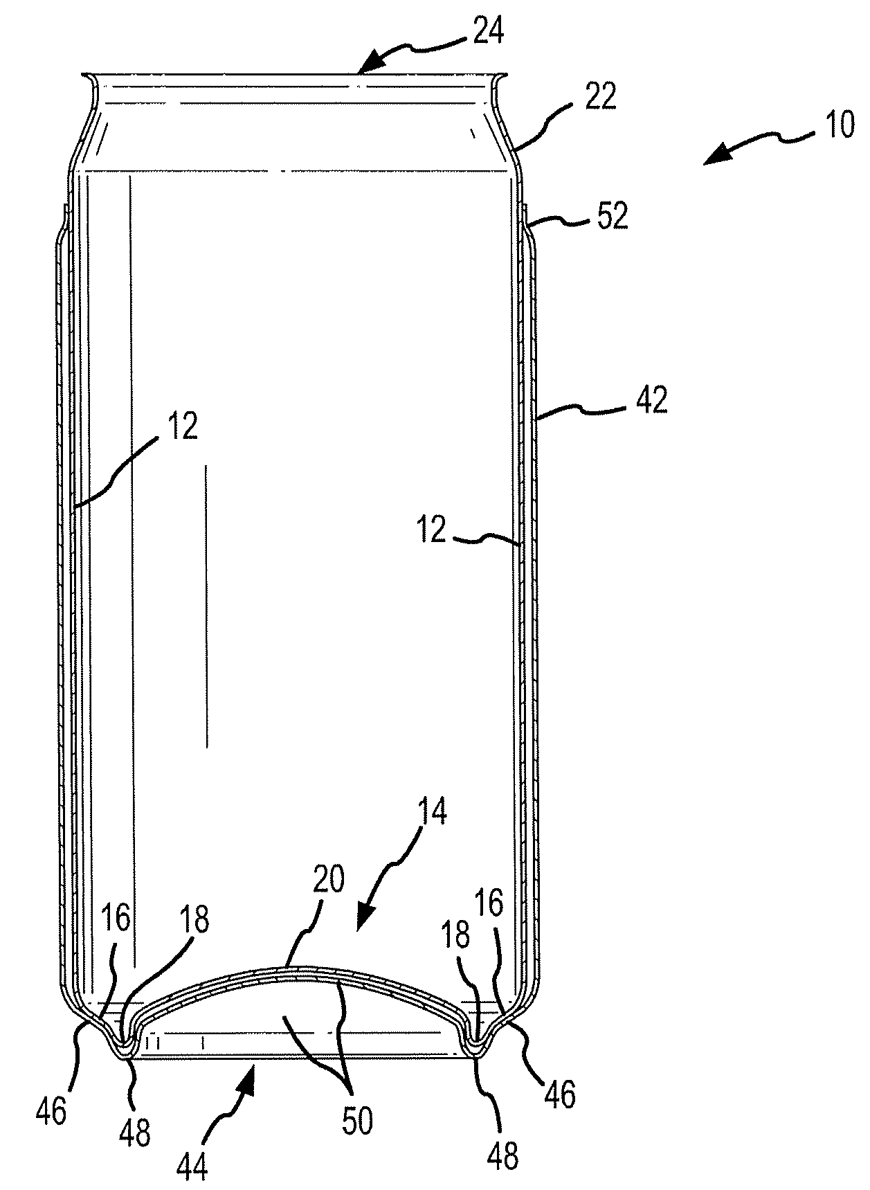 Double Walled Beverage Container and Method of Making Same