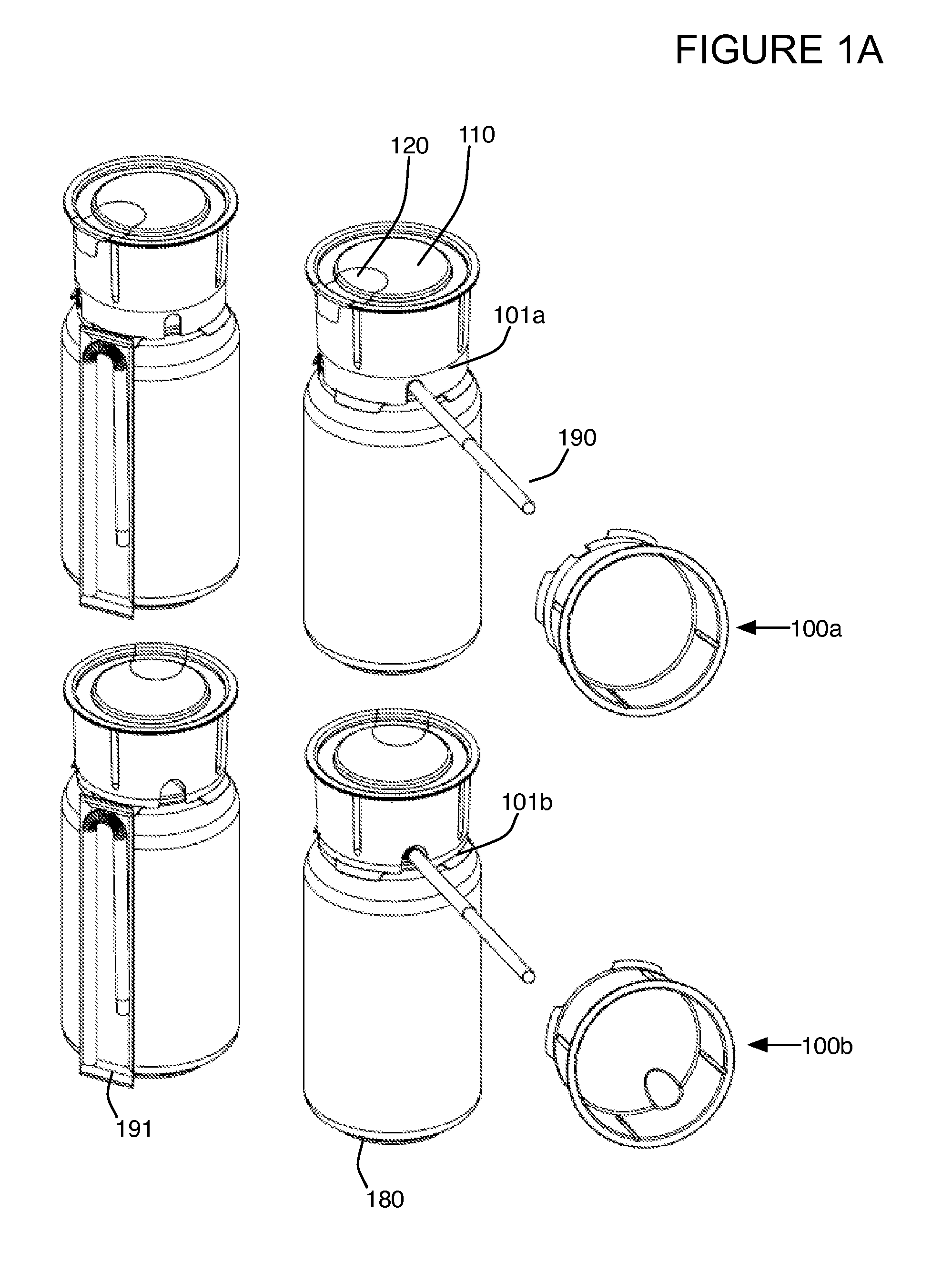 Top mounting can container