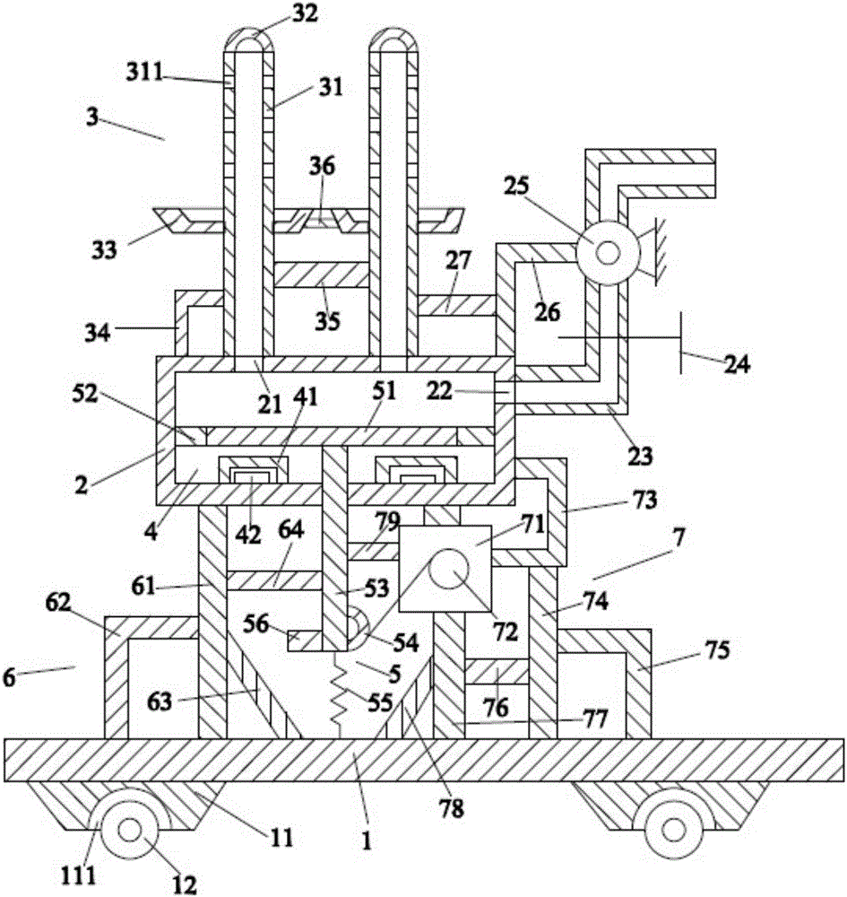 Efficient nasal cavity washing device