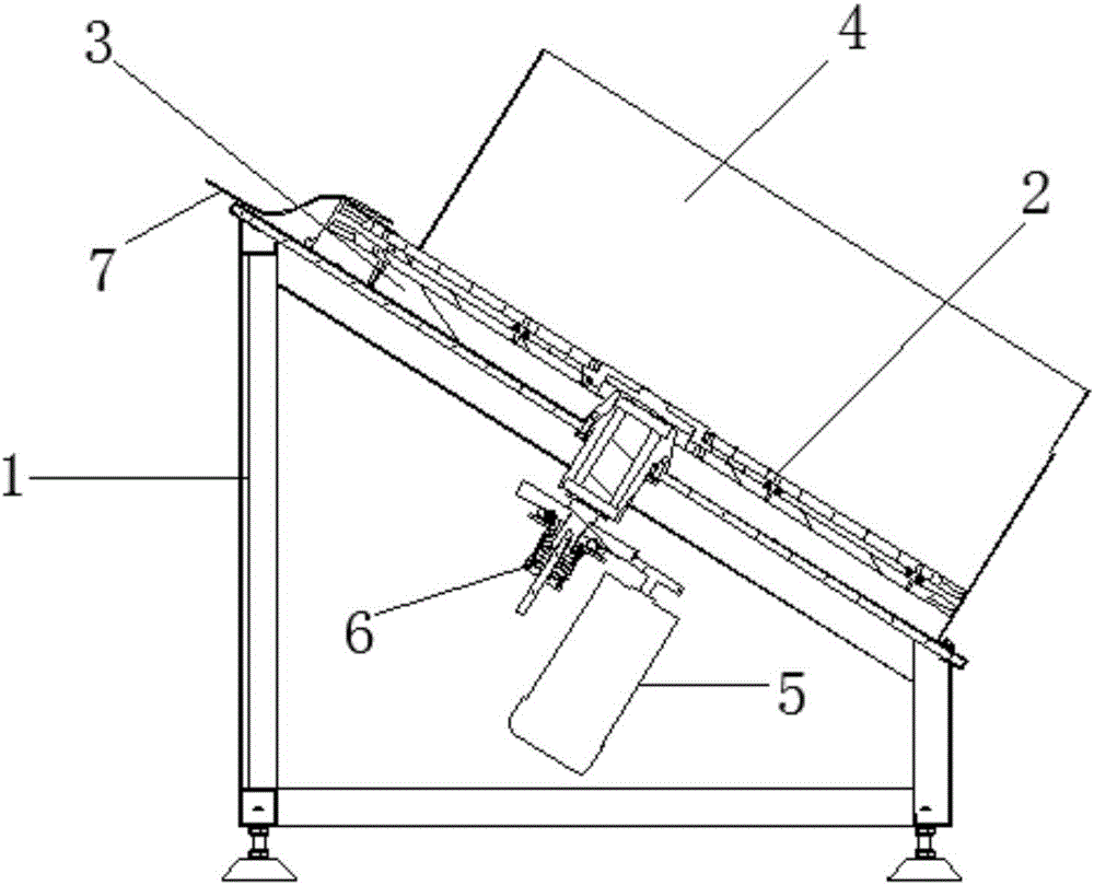 Overturning bottle unscrambler