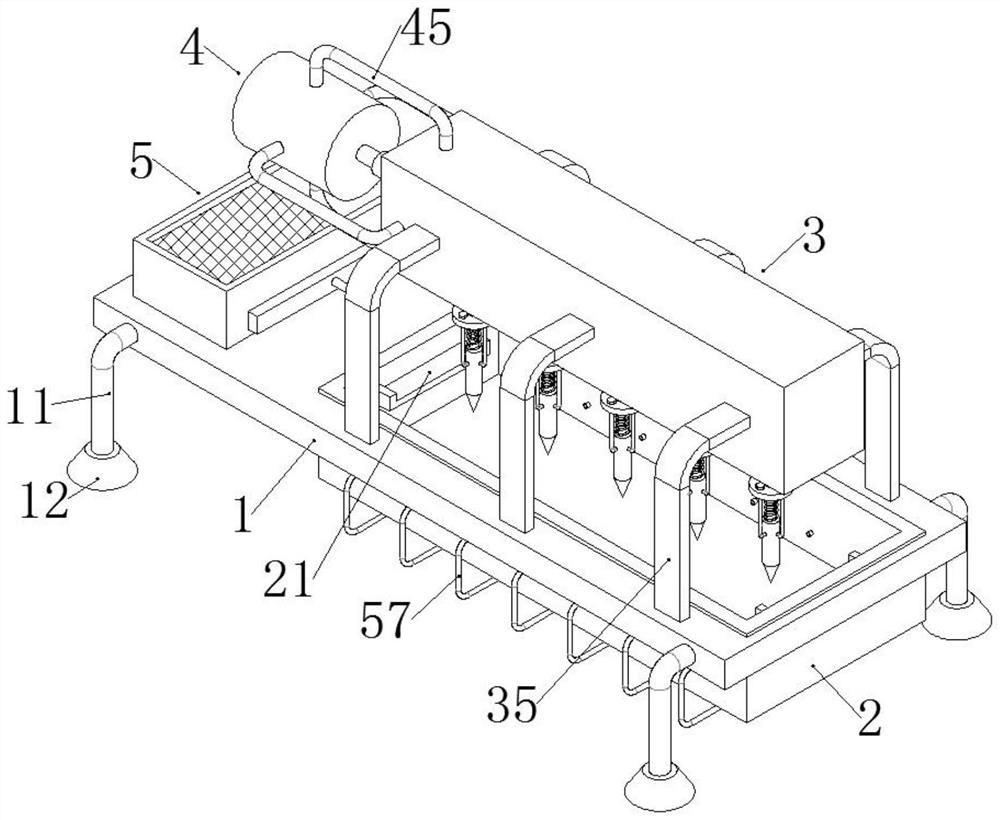 Efficient plate drilling equipment for whole vehicle manufacturing of new energy automobile