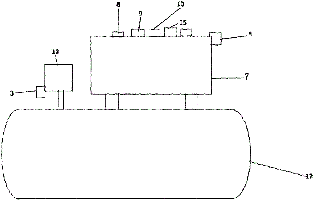 Radiant floor heating pipeline pulse cleaning machine