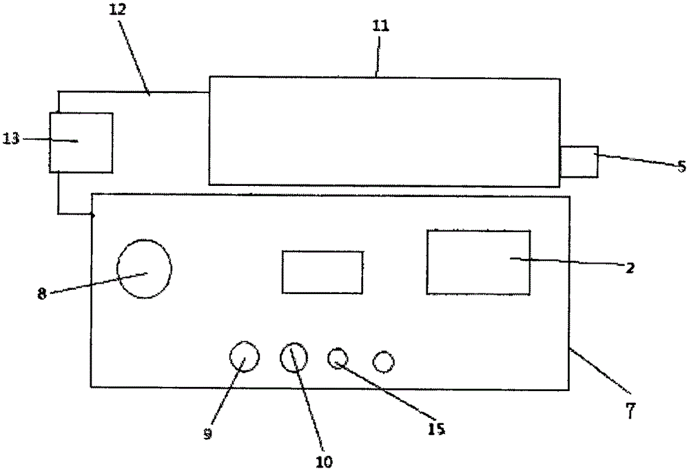 Radiant floor heating pipeline pulse cleaning machine