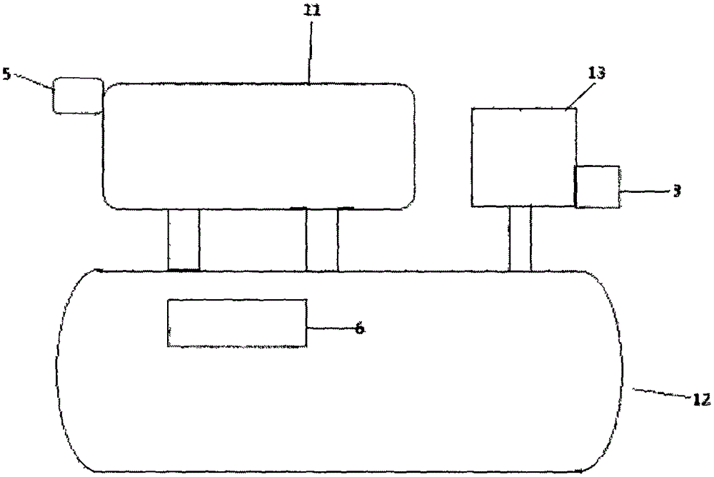 Radiant floor heating pipeline pulse cleaning machine