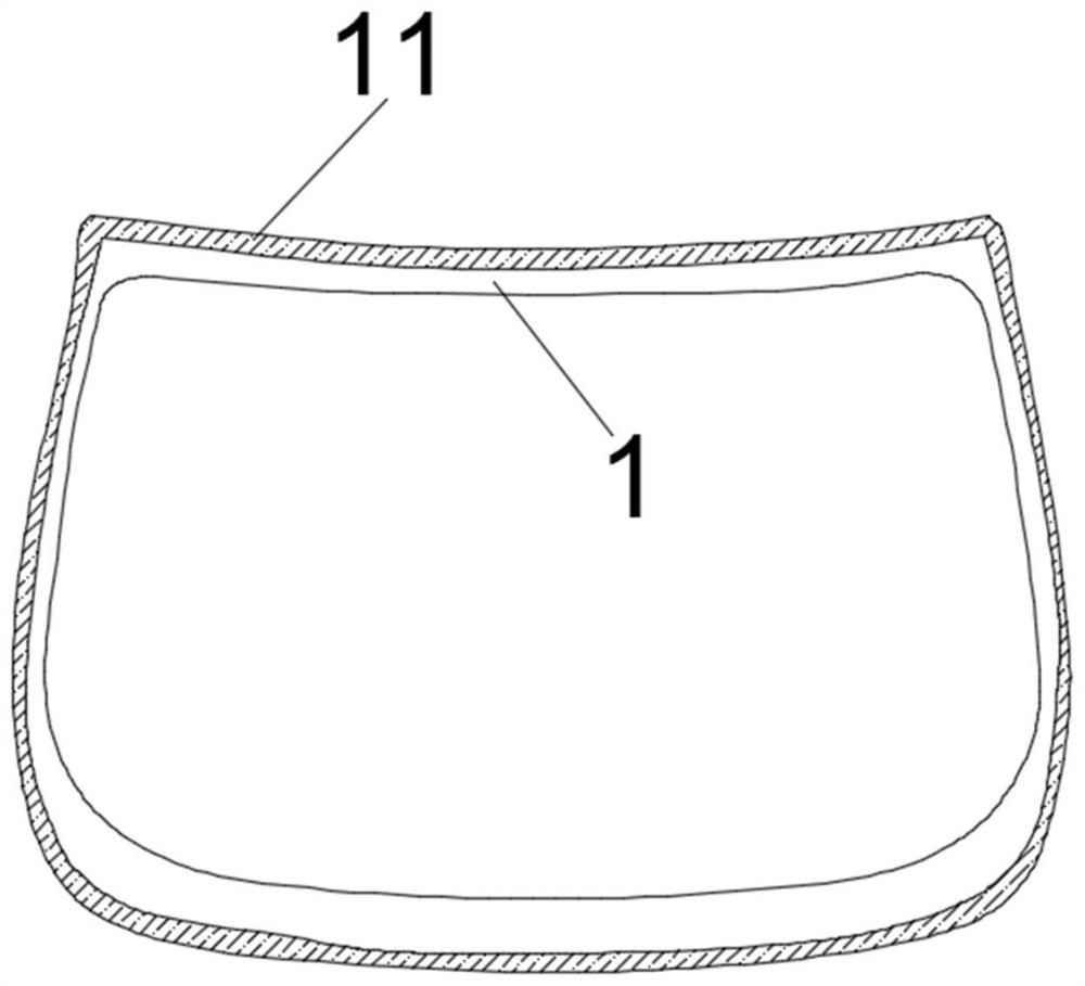 Non-destructive disassembling device for windshield glass of scrapped automobile