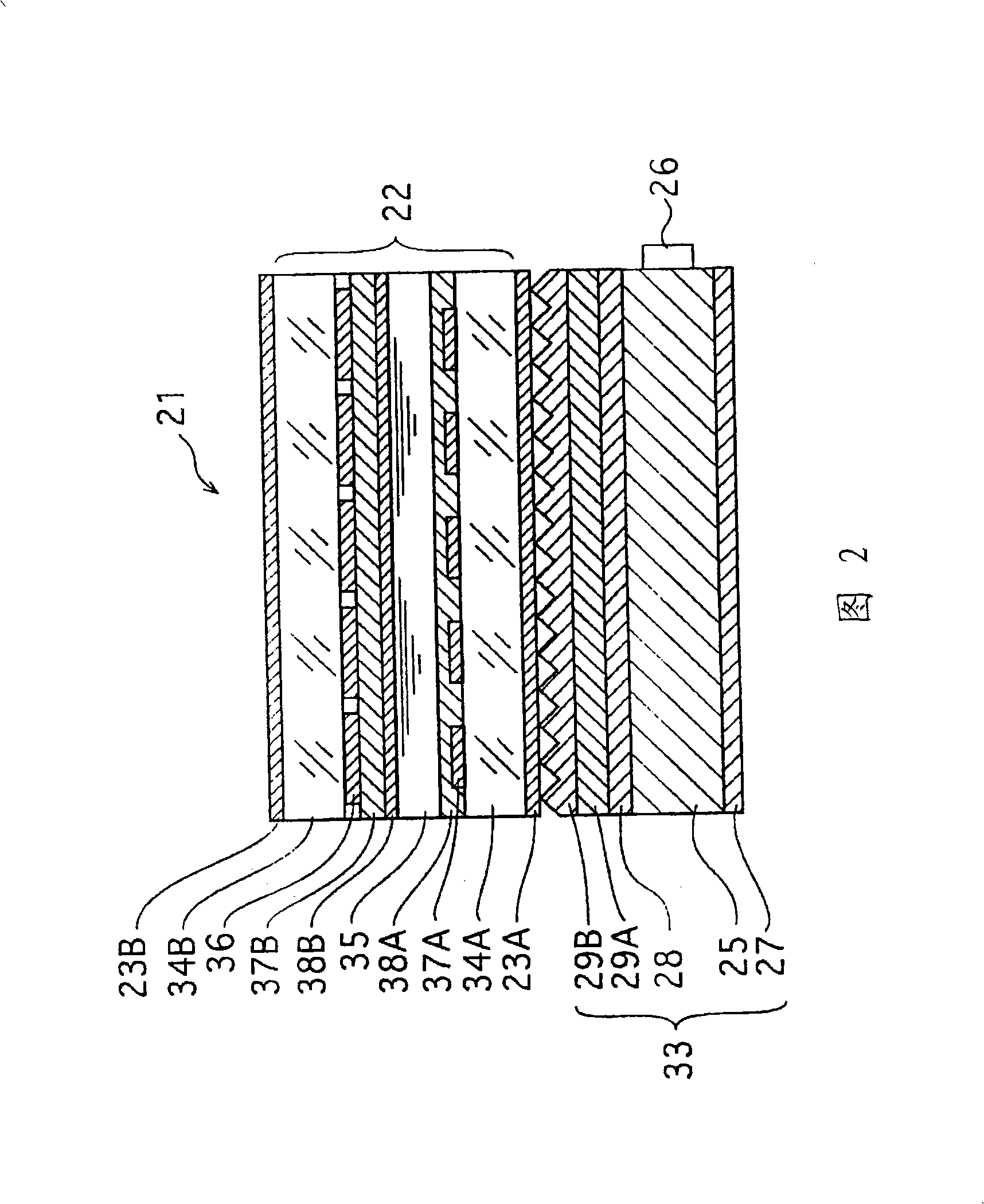 Optical sheet combination structure, surface emitting device, and liquid crystal device