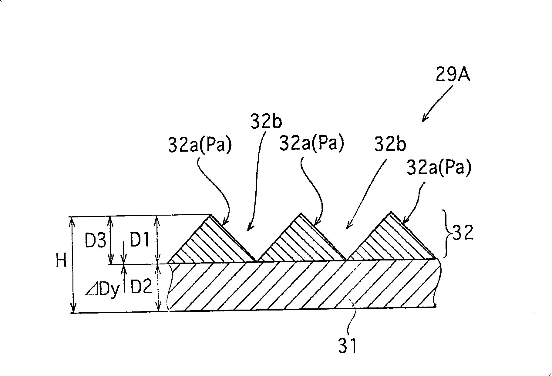 Optical sheet combination structure, surface emitting device, and liquid crystal device