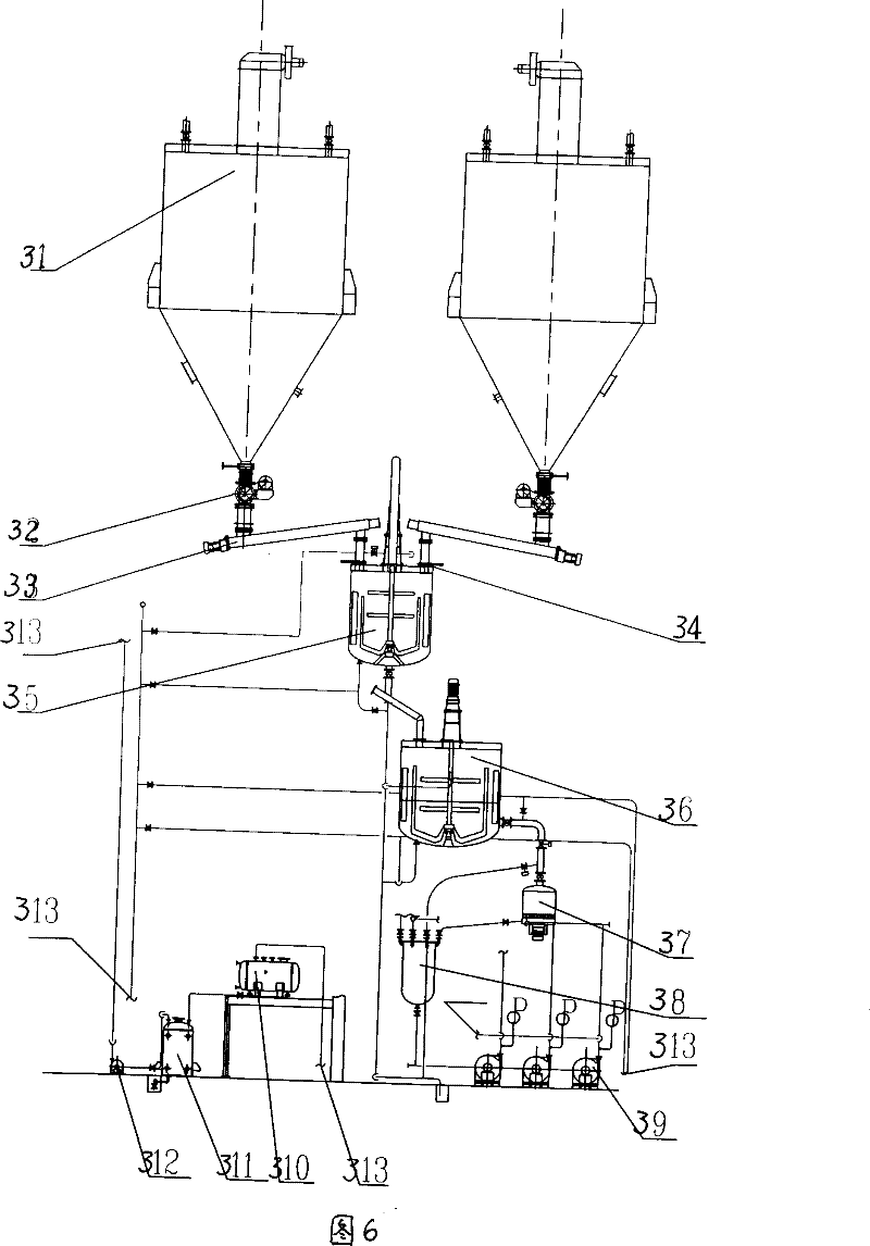 Semi-dry method refuse burning fume cleaning treatment method and system thereof