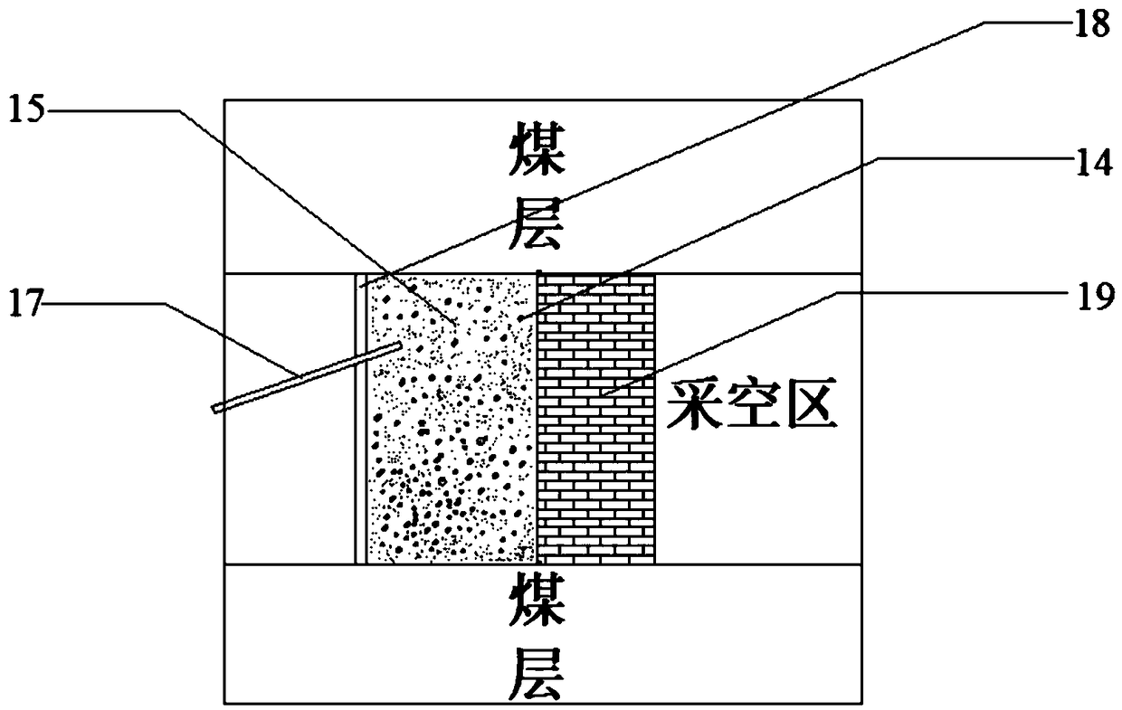 Double-aggregate composite polymer, and pouring method and application thereof