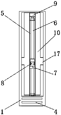 Device for detecting internal environment of greenhouses