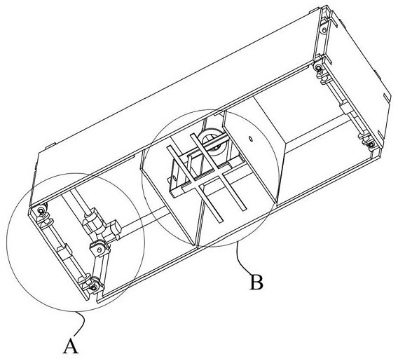 An outdoor rain-shielding folding dining table equipment