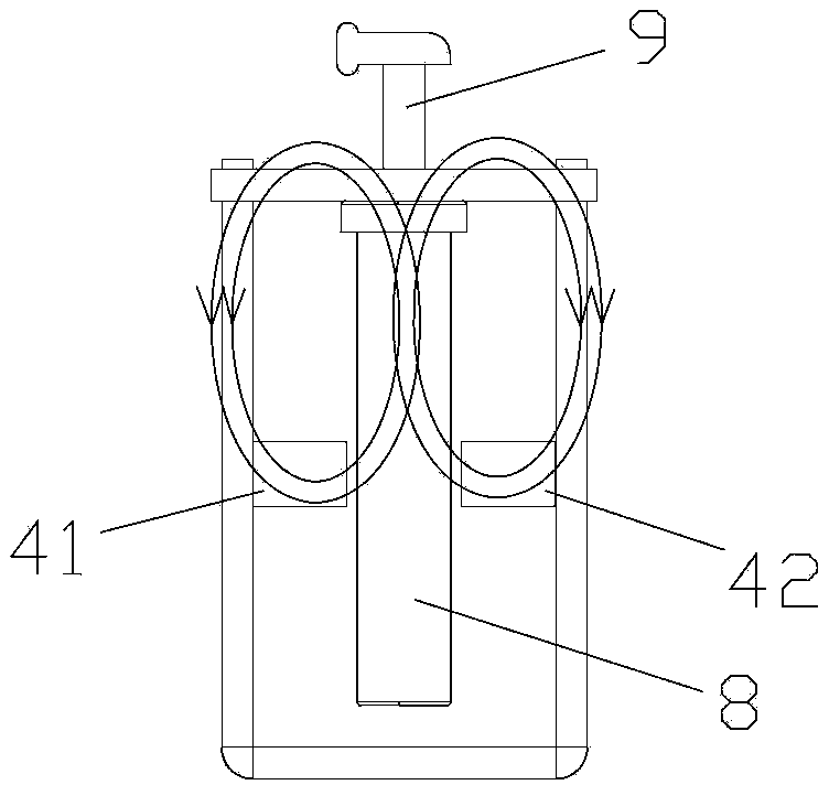 Straight-pulling type magnetic latching relay