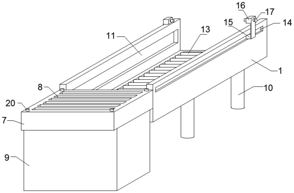 Homogeneous modified fireproof insulation board transfer device