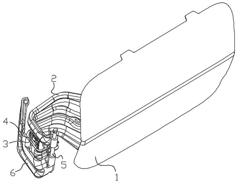 Adjustable oil filler cover plate with opening elastic piece mechanism