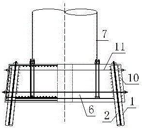 Omni-directional prestress antifatigue combined steel structure wind tower and construction method thereof