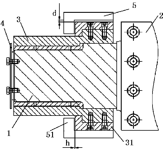 Bearing seat balance structure