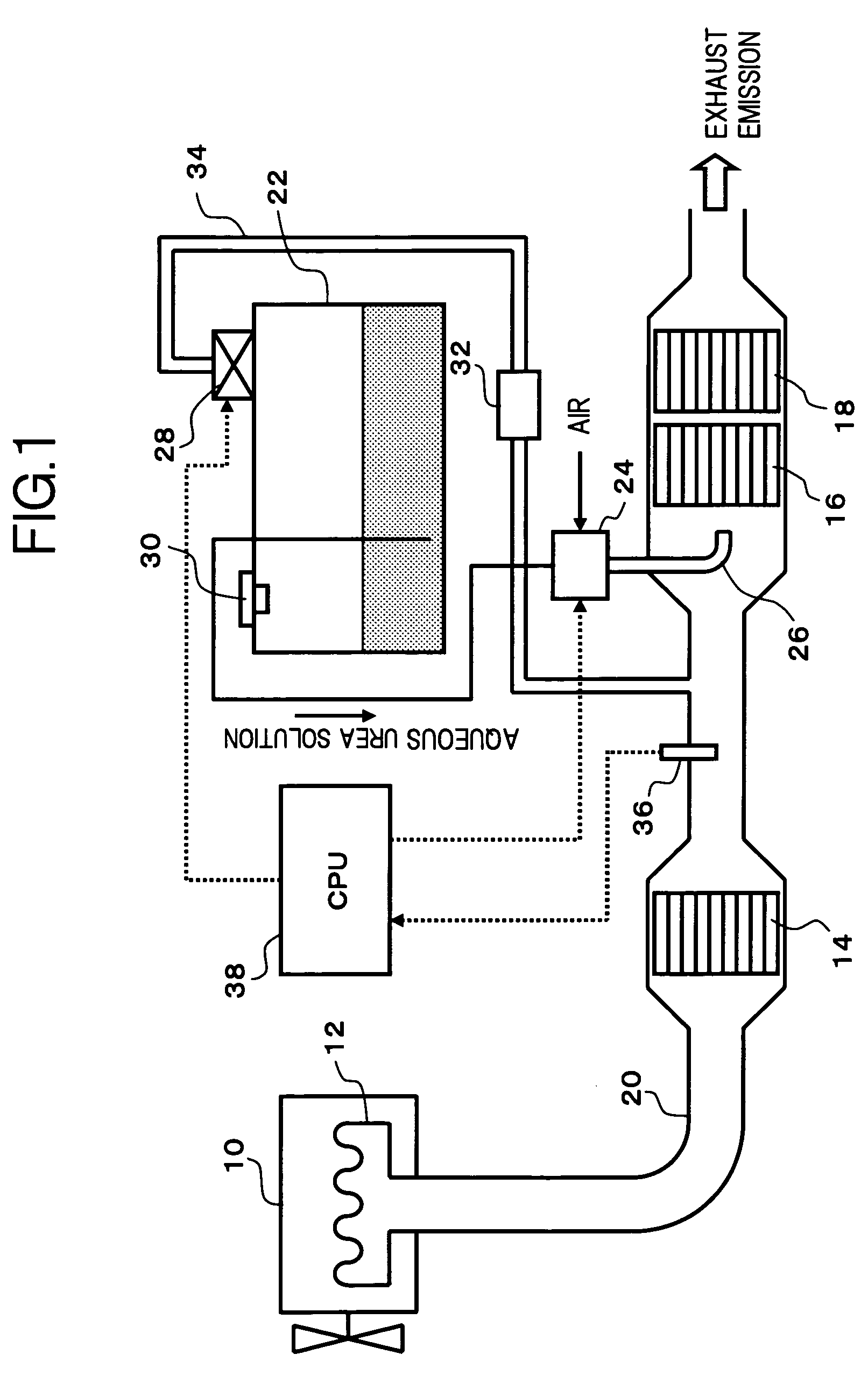 Exhaust emission purifying apparatus for engine