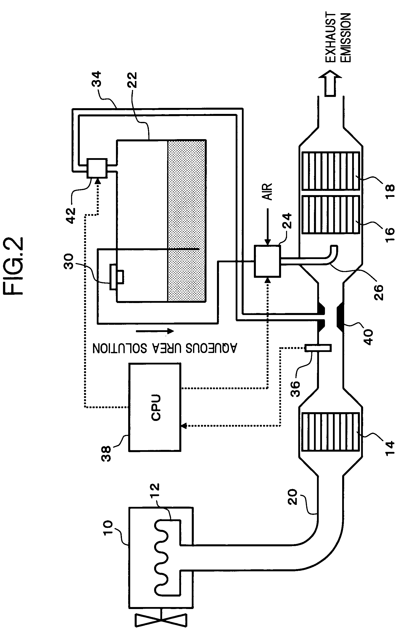 Exhaust emission purifying apparatus for engine