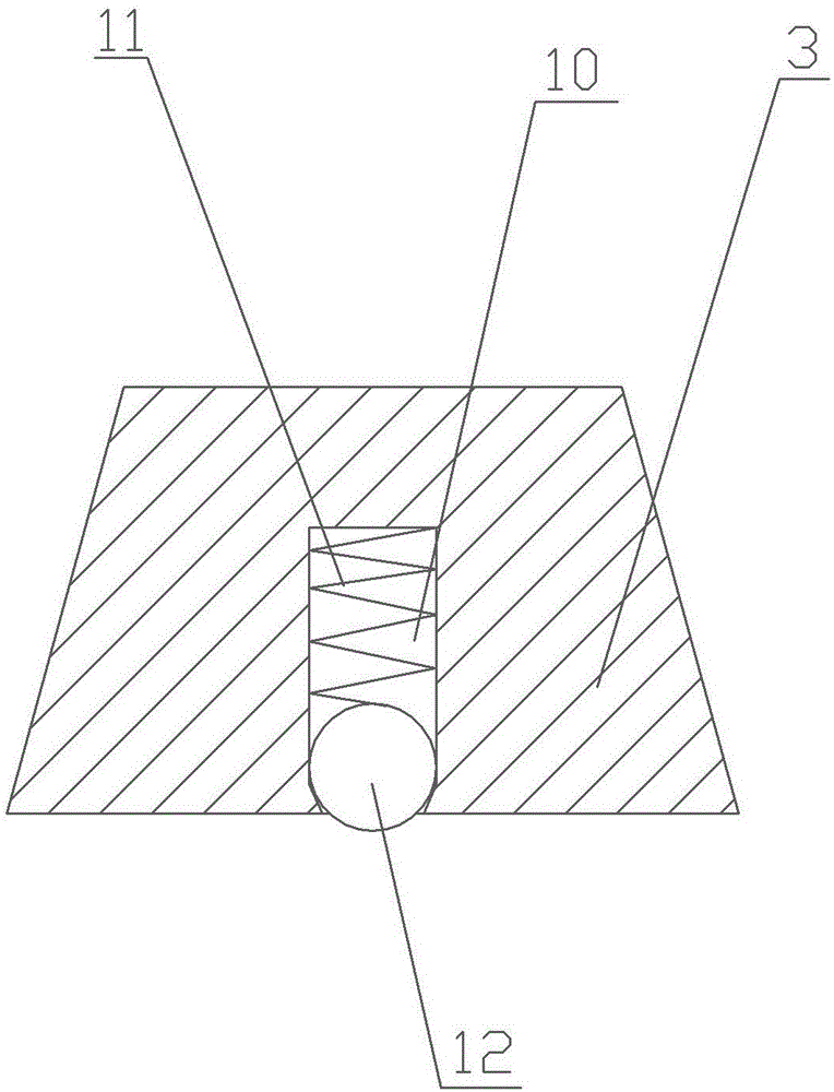 Fixing device of casting box