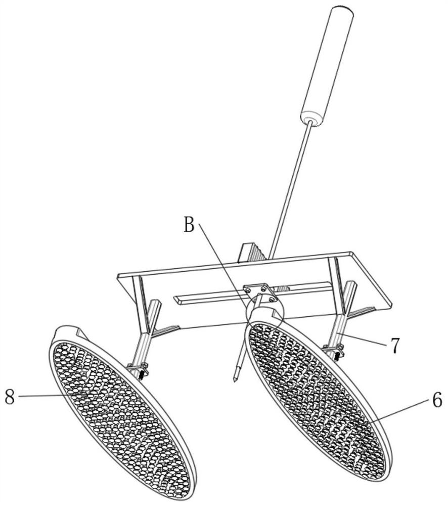 Triggering device of muscular fascia triggering point needle