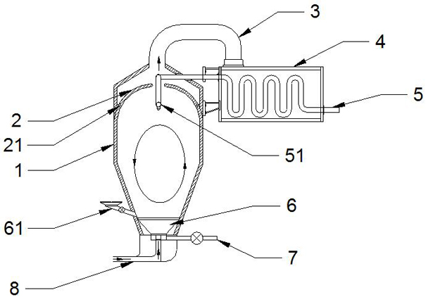 Circulating fluidized bed dryer applying drying medium