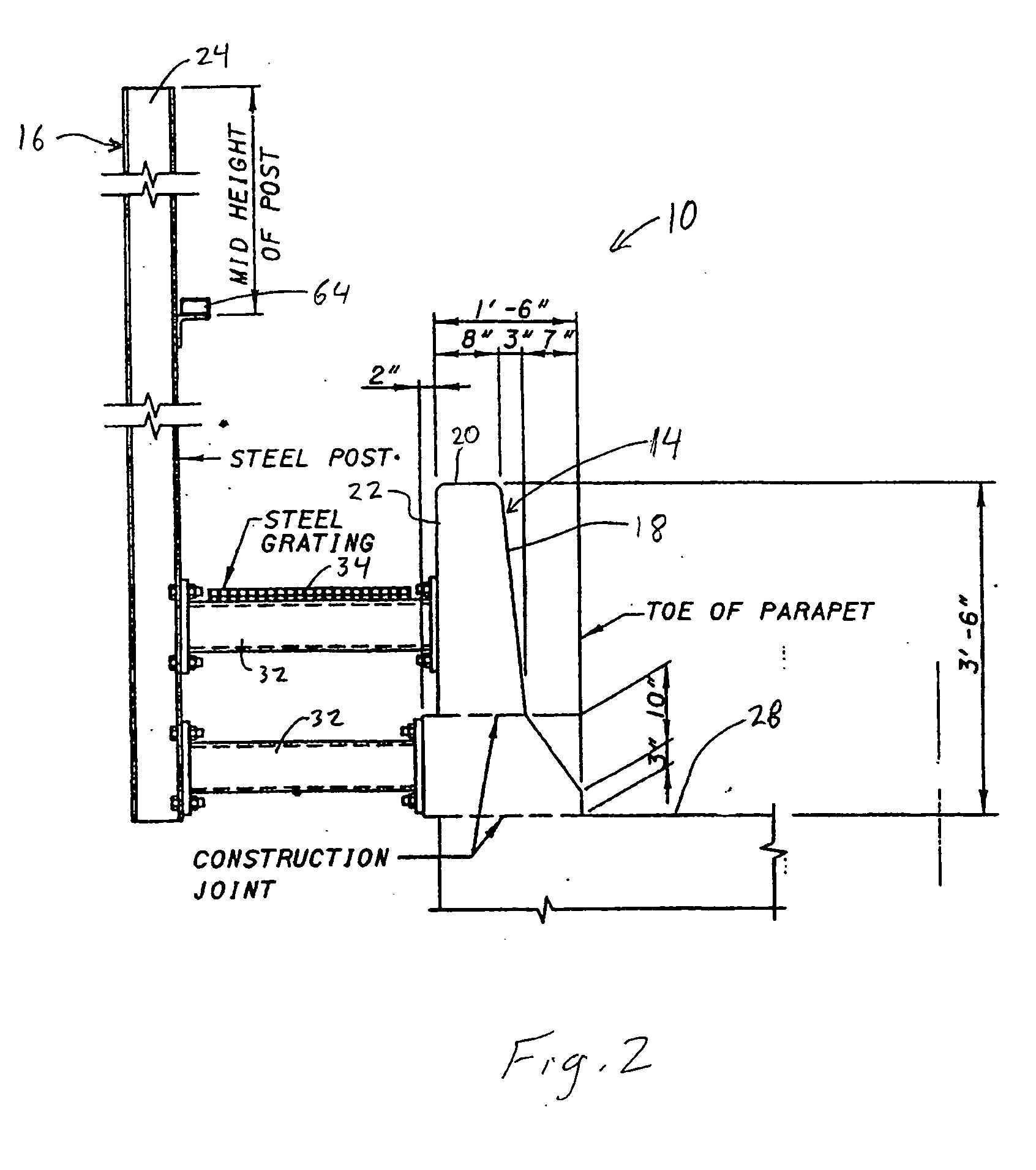 Traffic noise barrier system