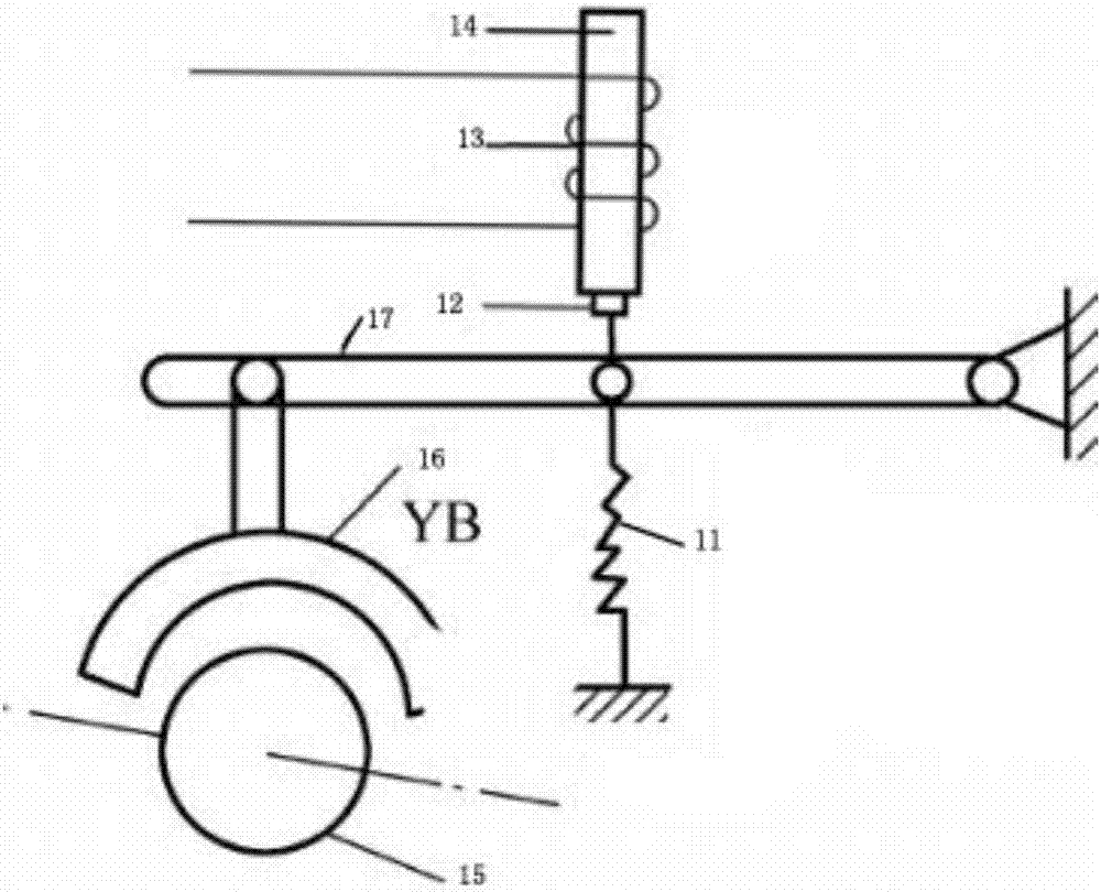 Rapid brake device for three-phase asynchronous motor