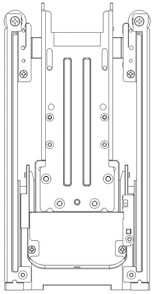 Lifting supporting frame used for display device